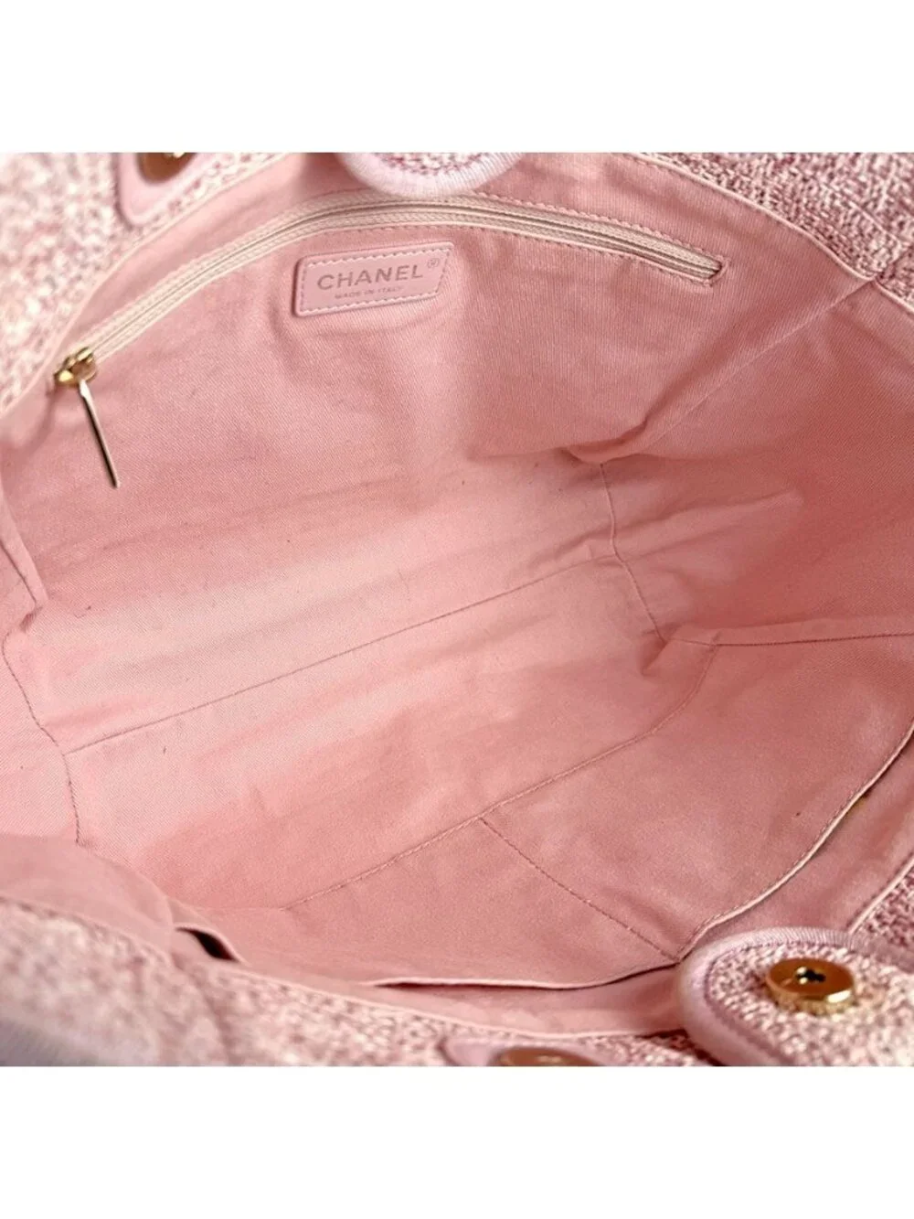 ★SOLD★ Chanel Shoulder Bag Deauville MM - Picture 5 of 10